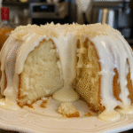 Slap Ya Momma Pound Cake served with vanilla glaze