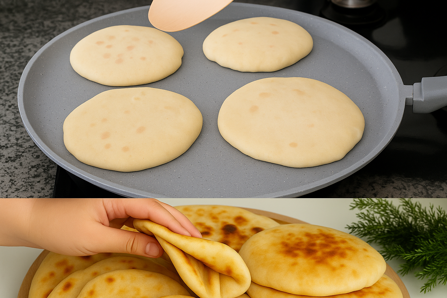 10-Minute Bread Recipe on Stovetop