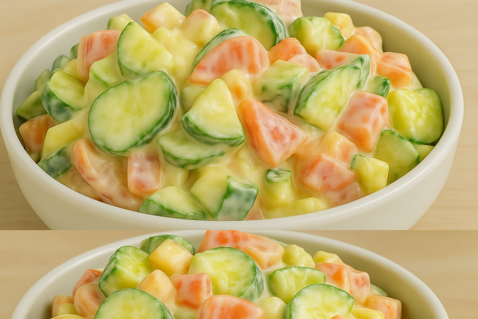 Creamy Cucumber Salad Recipe