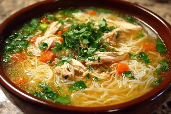 Cozy Chicken Vermicelli Soup