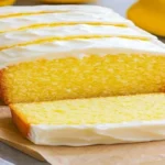 Starbucks lemon loaf cake with lemon glaze