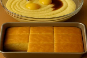Fluffy and light vanilla breakfast cake made with simple ingredients, perfect for a comforting breakfast or brunch.